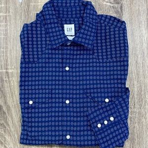 Men’s Floral Printed Western Shirt